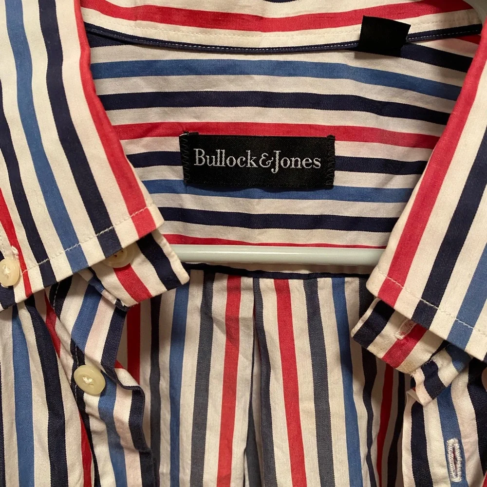 Bullock and‎ Jones striped button up
